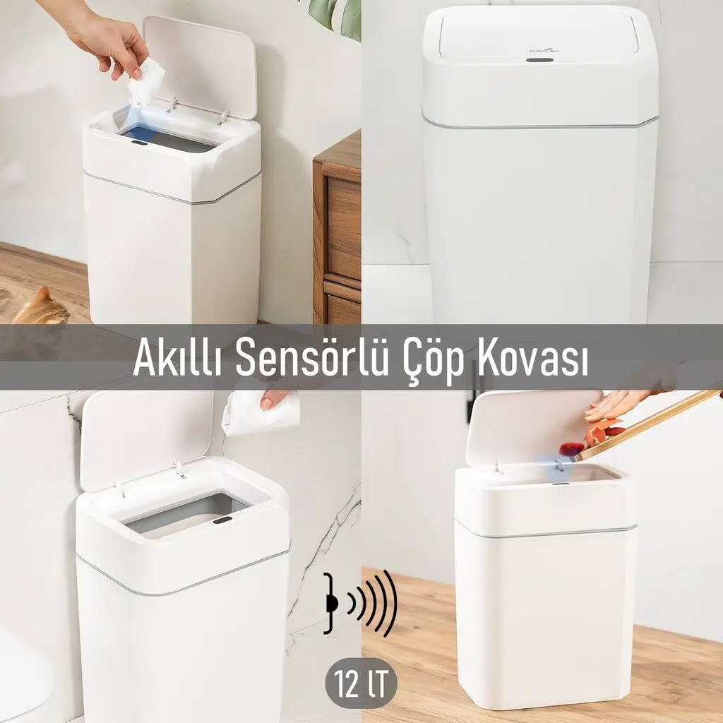 Sensörlü Çöp Kovası 12 Litre