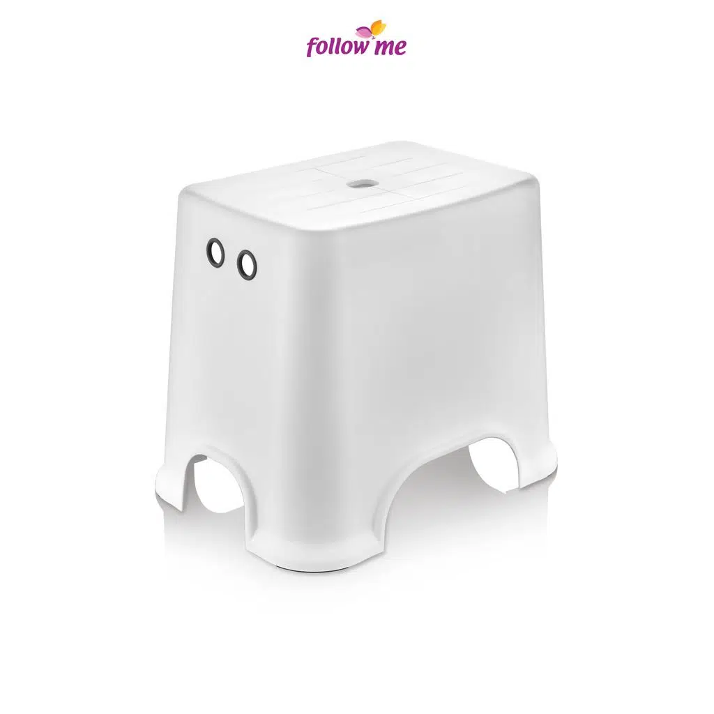 Banyo Taburesi Çok Amaçlı Kaydırmaz Tabanlı Beyaz