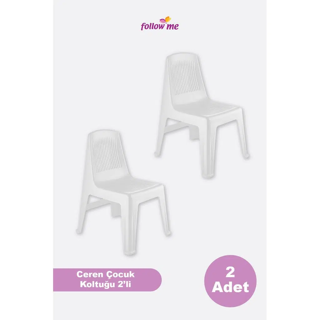Ceren Çocuk Koltuğu 2 Adet (Beyaz)
