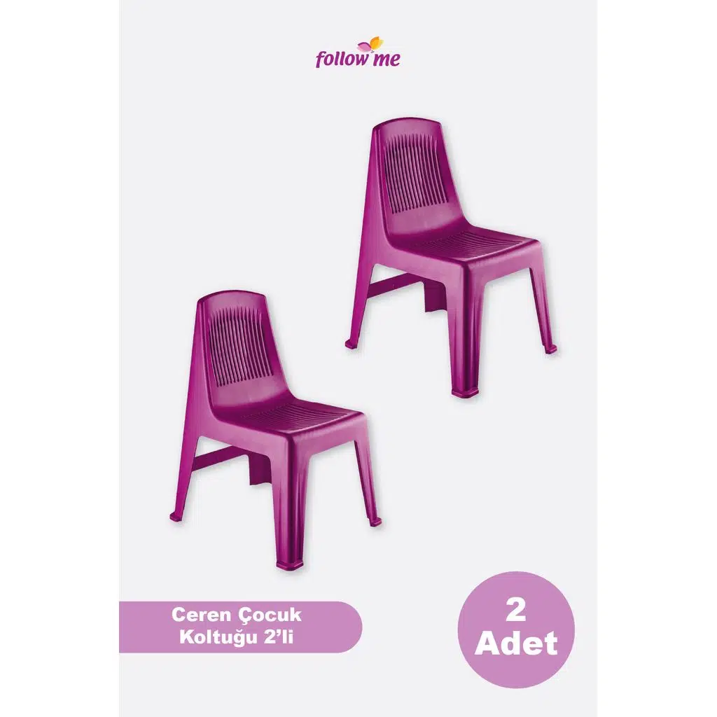 Ceren Çocuk Koltuğu 2 Adet (Fuşya)