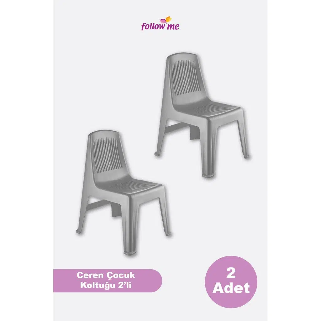 Ceren Çocuk Koltuğu 2 Adet (Gri)