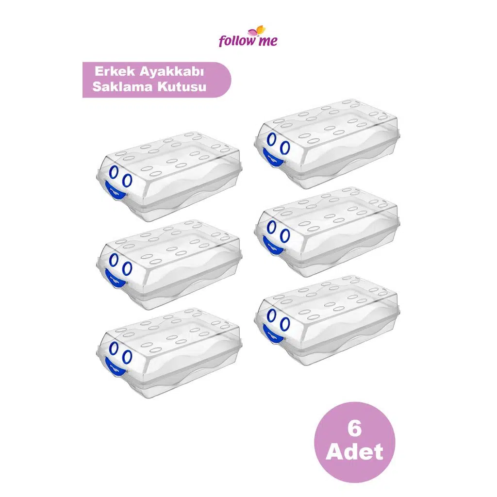 Follow Me Trendy Bay Ayakkabı Koruma Kutusu (6 Adet)