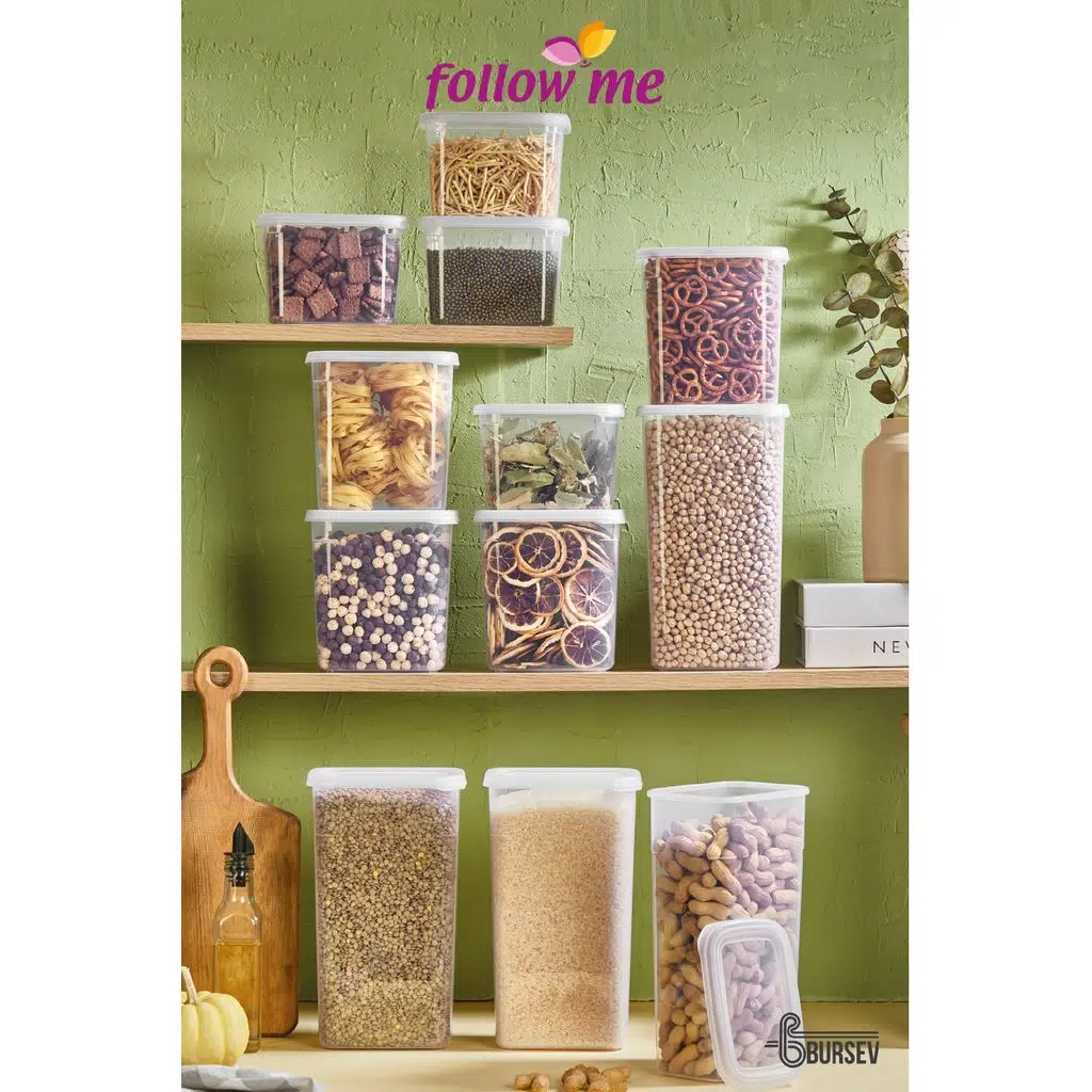 Royal Dikdörtgen Saklama Kabı Set 