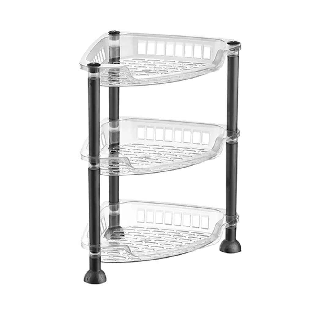 Şeffaf Mini Üçgen 3’lü Raf