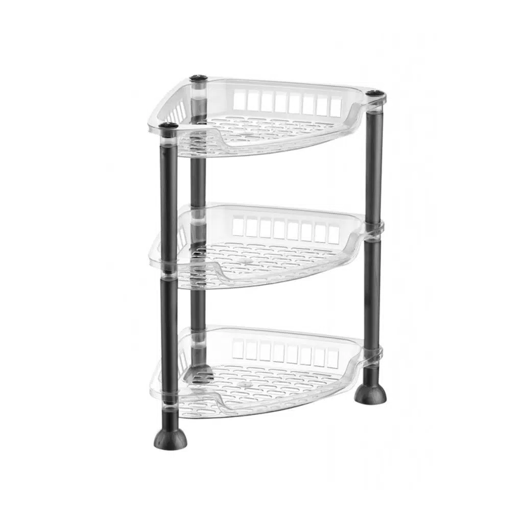 Şeffaf Mini Üçgen 3’lü Raf