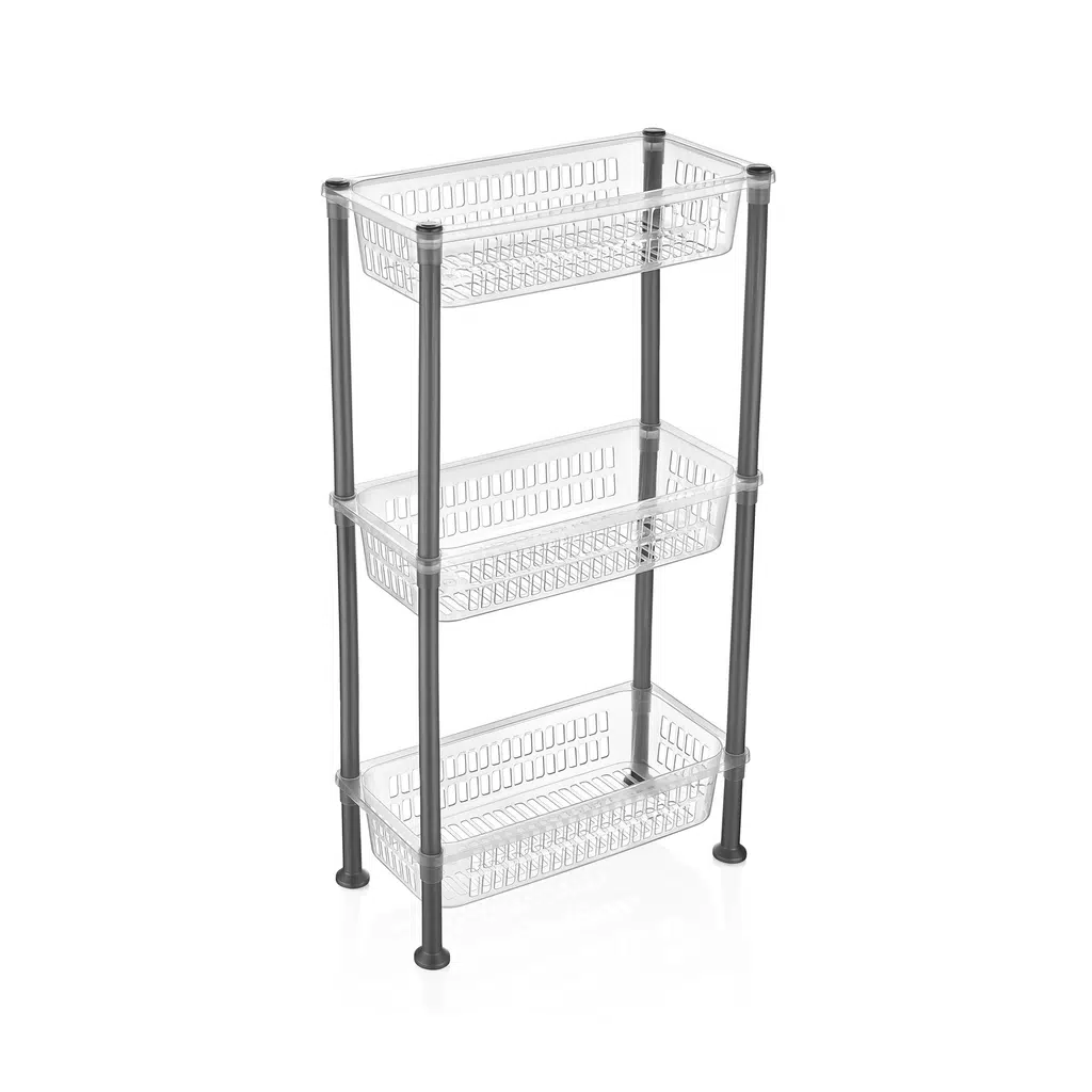 Şeffaf Slim Organizer 3'lü Raf