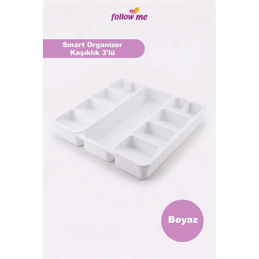 Smart Organizer Kaşıklık Beyaz